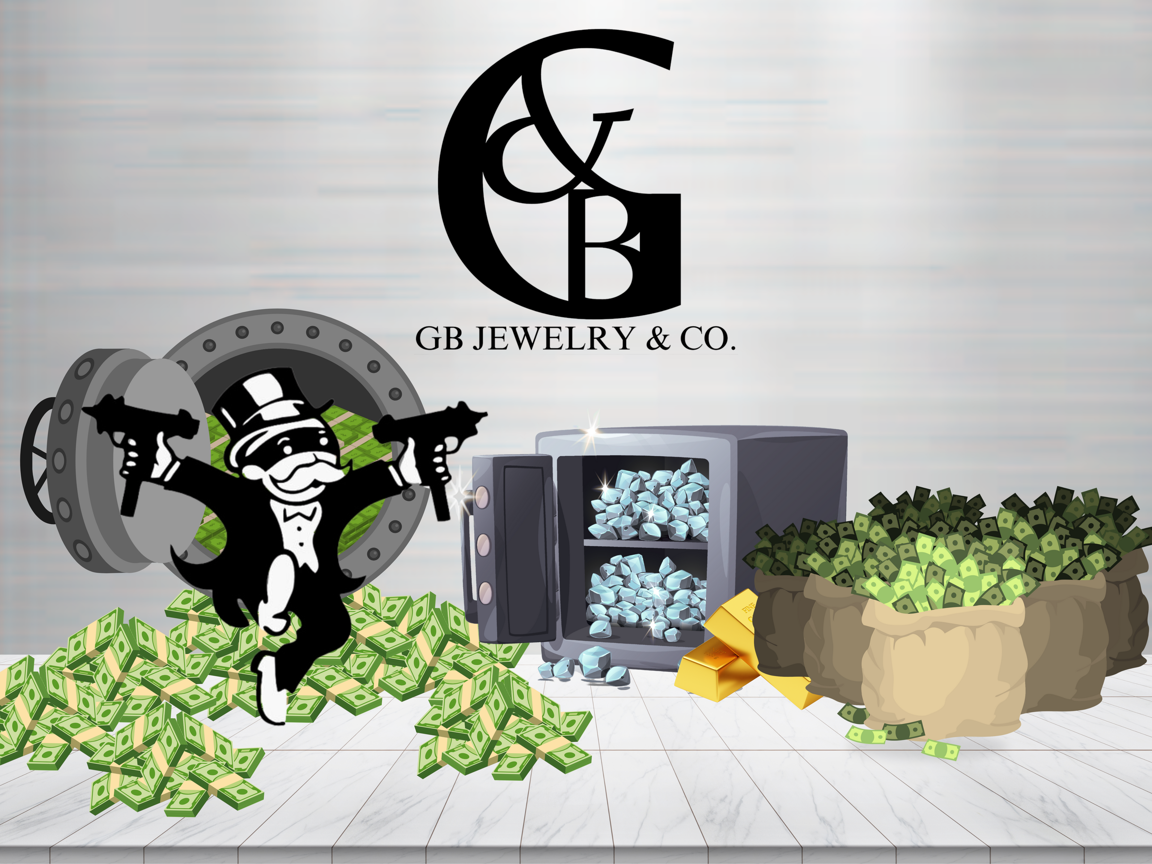 GB Jewelry & Co - Custom “Monopoly” Print