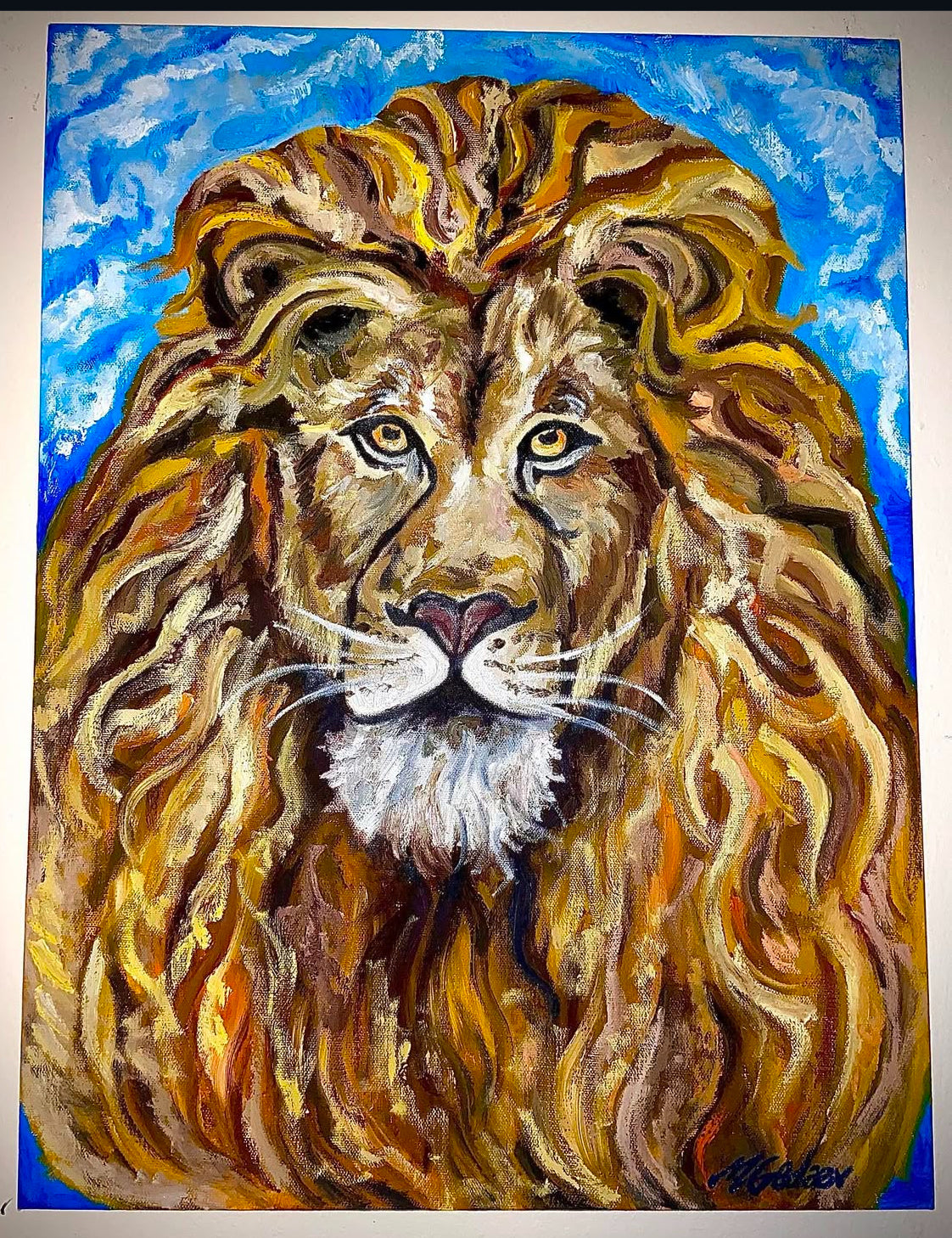 Lion Painting