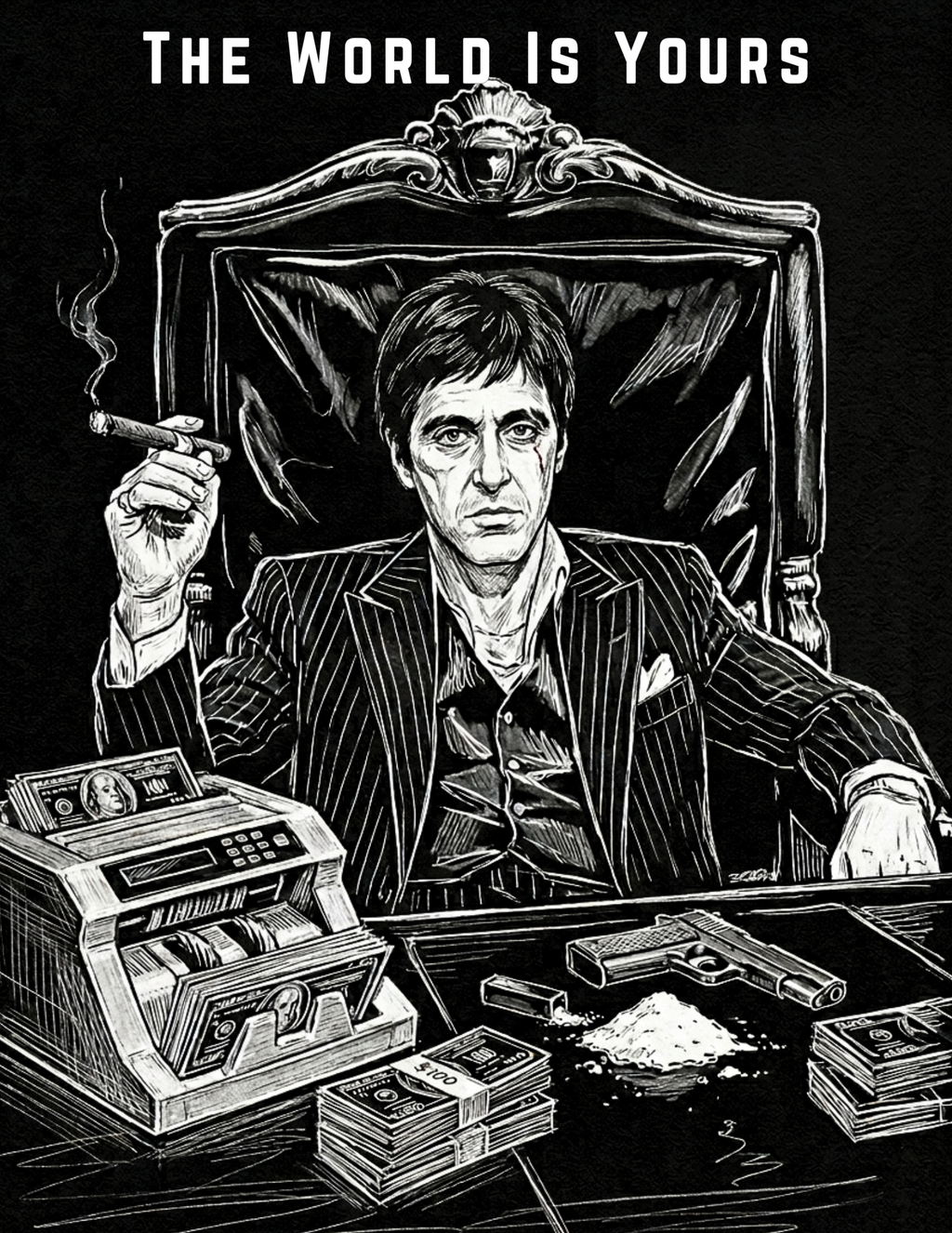 Tony Montana "Scarface" Print