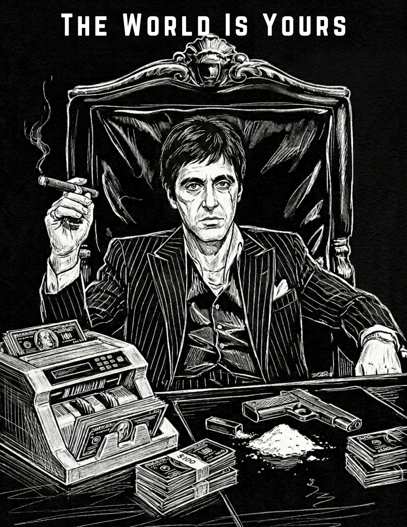 Tony Montana "Scarface" Print