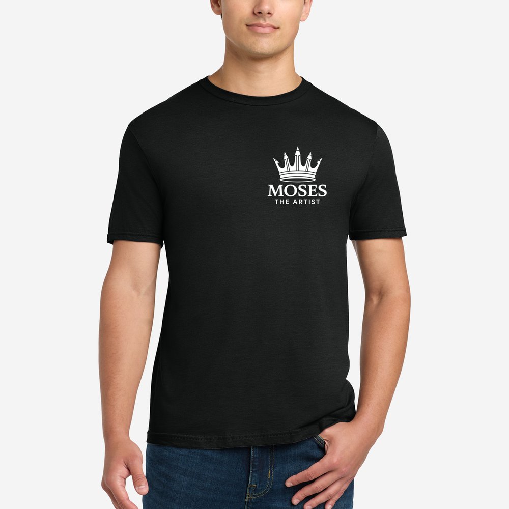 Classic Black T-Shirt With Logo