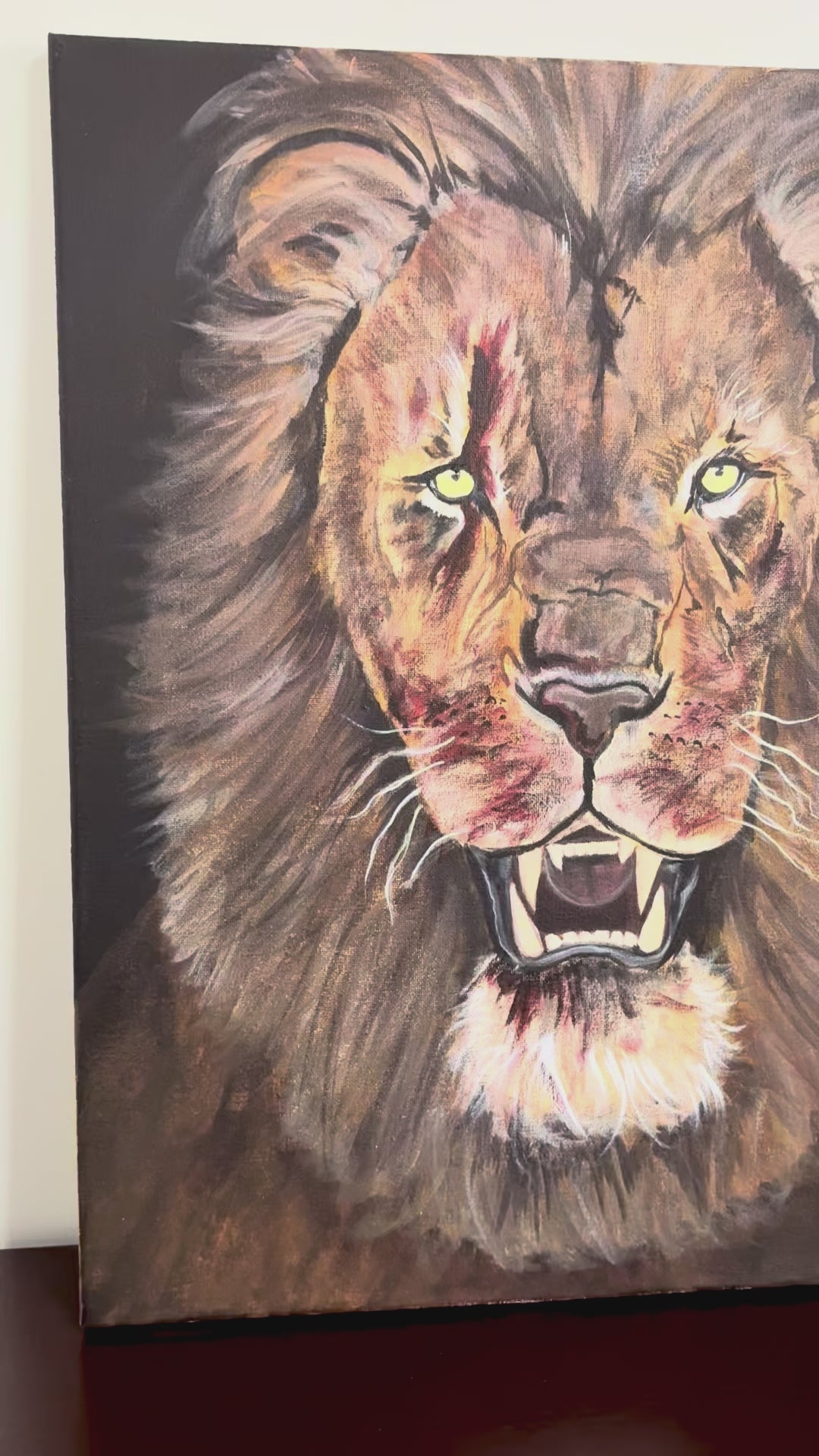 “Scar” Lion Portrait