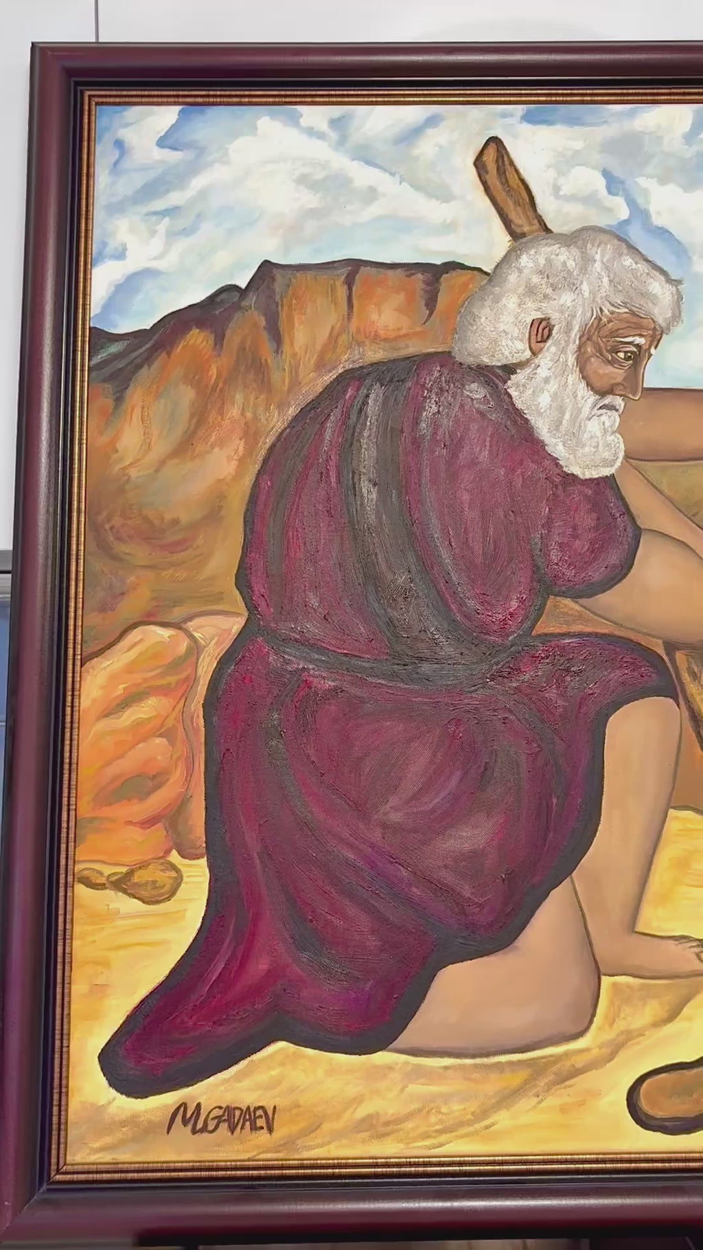 Moses and the burning bush