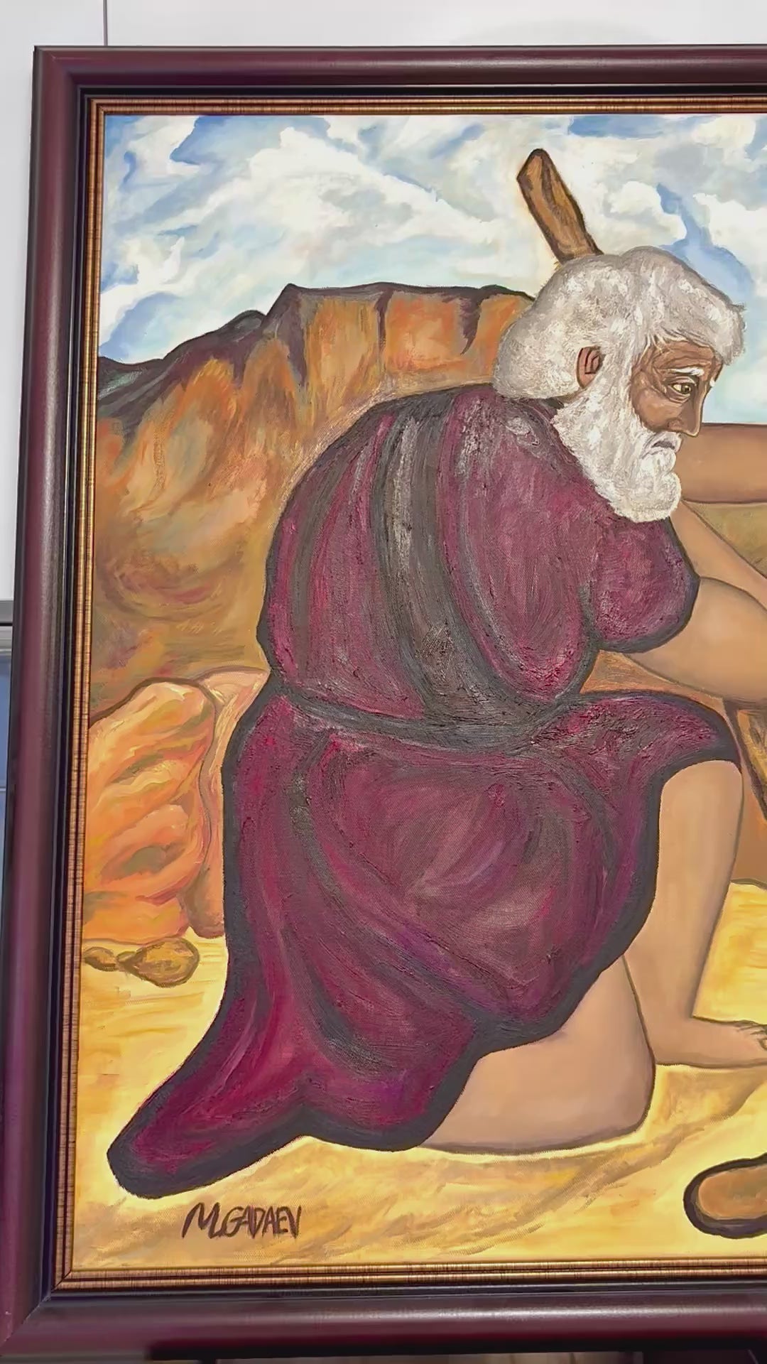Moses and the burning bush
