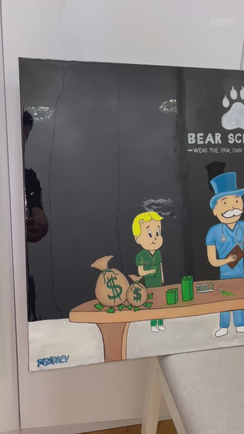 Bear Scrubs - “Monopoly” Theme