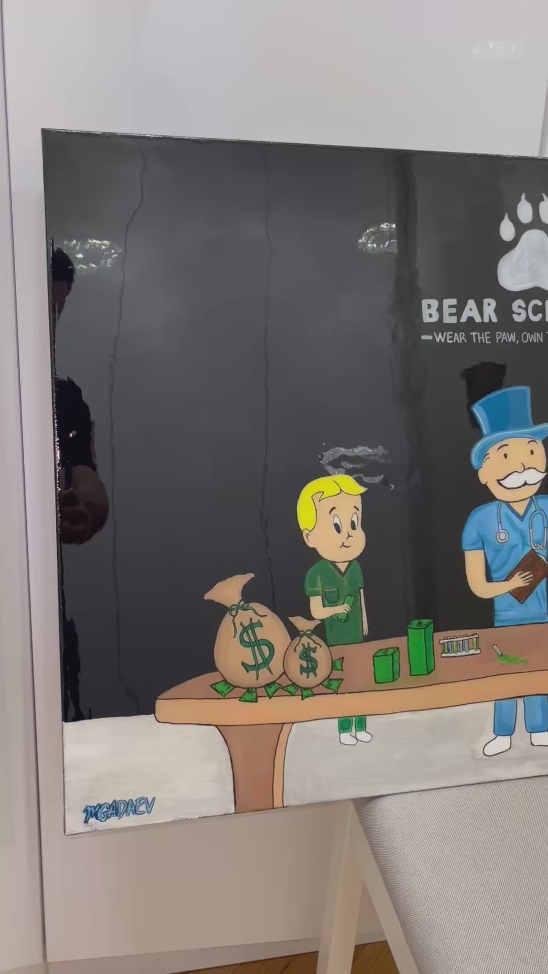Bear Scrubs - “Monopoly” Theme