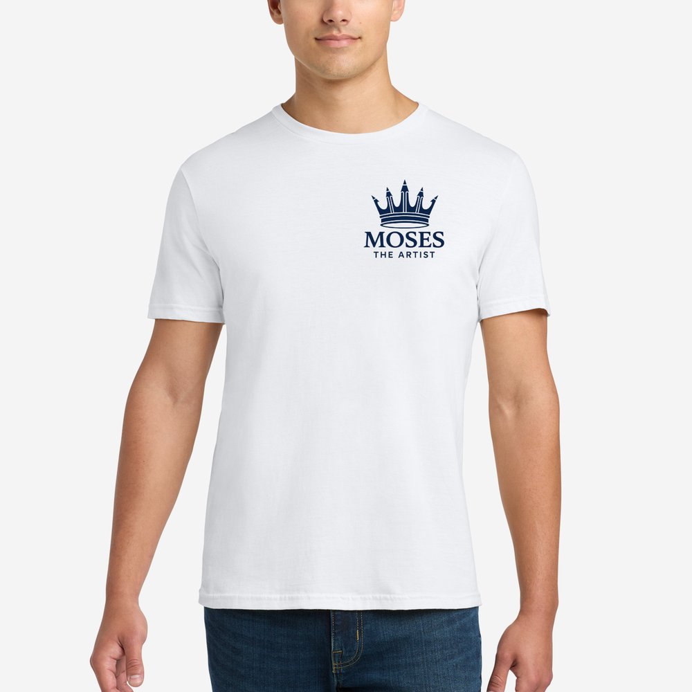 Classic White T-Shirt With Logo